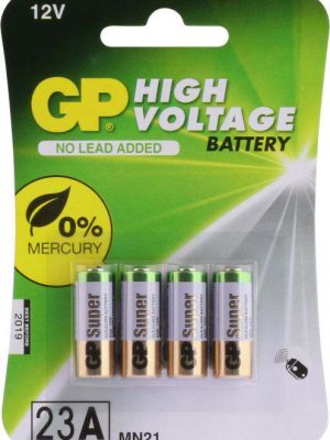 GP Hoog voltage alkaline rondcel 23A (MS21 / MN21),blister 4