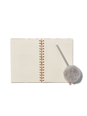 HEMA Notitieboek Spiraal A5 Gelinieerd Zebra