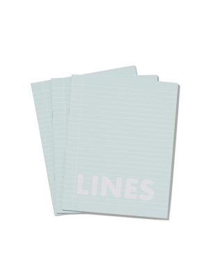 HEMA Schriften A5 Gelinieerd - 3 Stuks