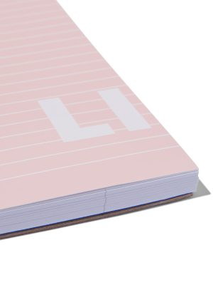 HEMA Collegeblok Roze A4 Gelinieerd - 3 Stuks