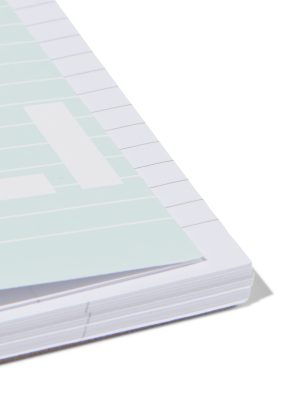 HEMA Collegeblok Mint A4 Gelinieerd - 3 Stuks