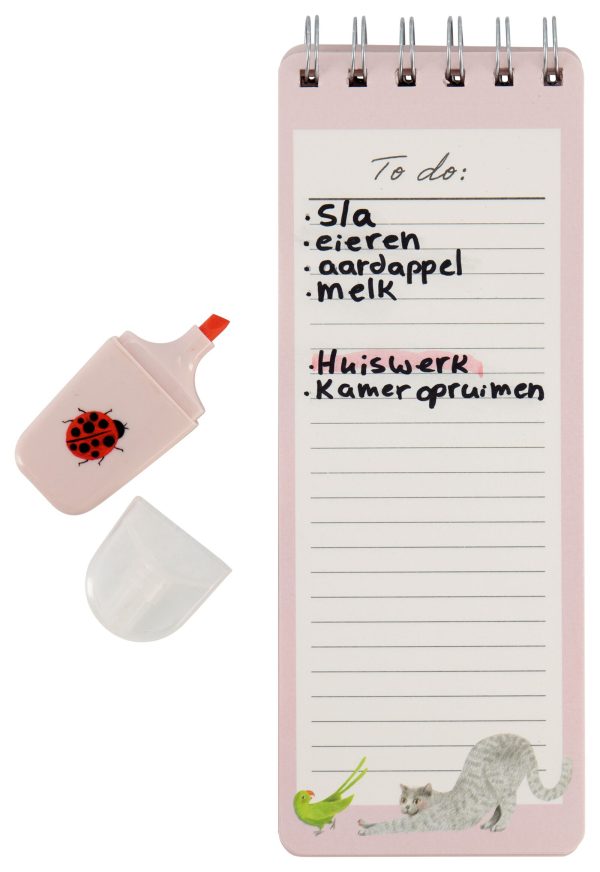 HEMA To Do Lijst 21x8 Kat