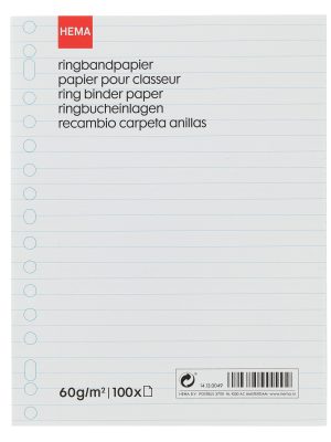 HEMA Ringbandpapier 17-rings