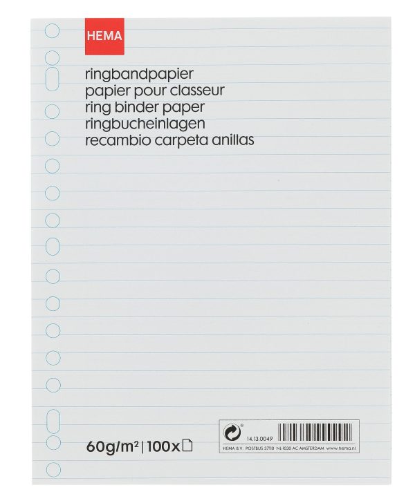 HEMA Ringbandpapier 17-rings