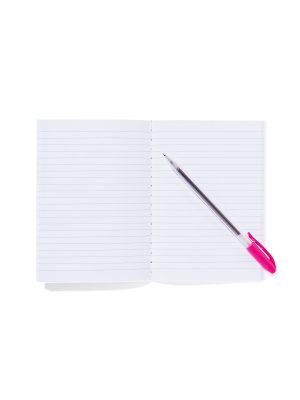 HEMA Schriften A6 Gelinieerd - 3 Stuks (paars)