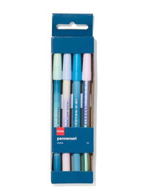 HEMA Balpennen Universum Quote - 4 Stuks