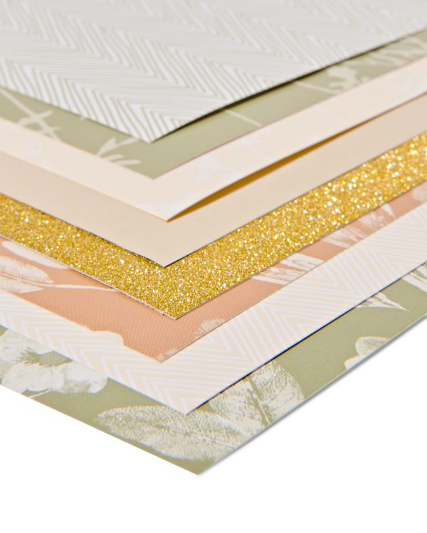 HEMA Dessinpapier Natuur 20x20 - 24 Stuks