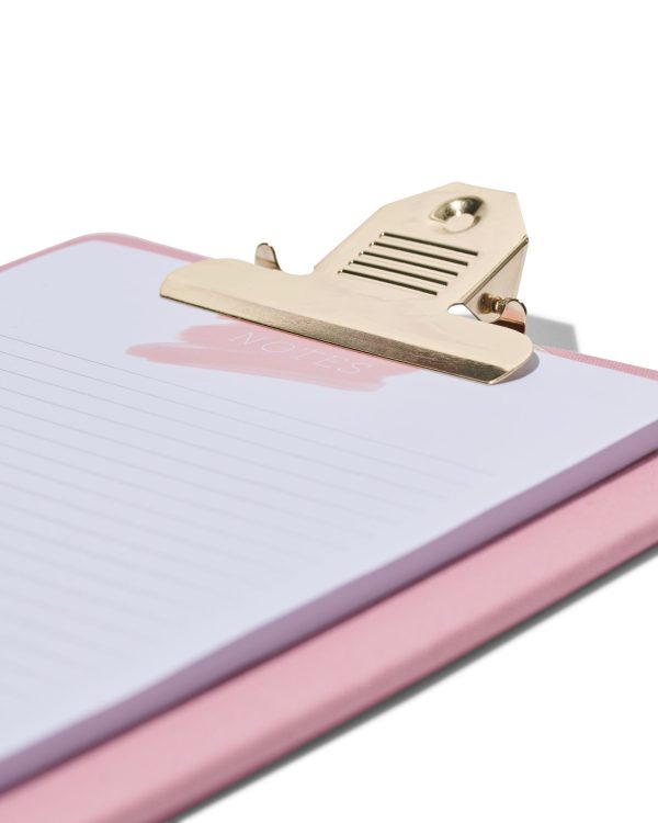 HEMA Klembord 26x18 Stof Roze