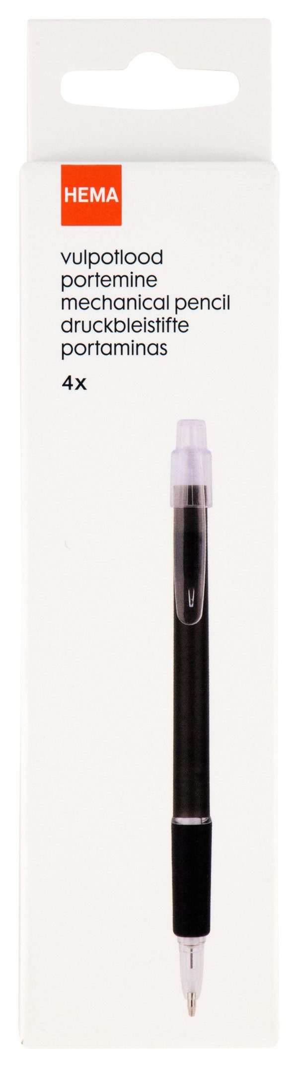 HEMA Vulpotlood 0.7 Mm HB - 4 Stuks