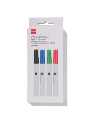 HEMA Whiteboardmarkers - 4 Stuks