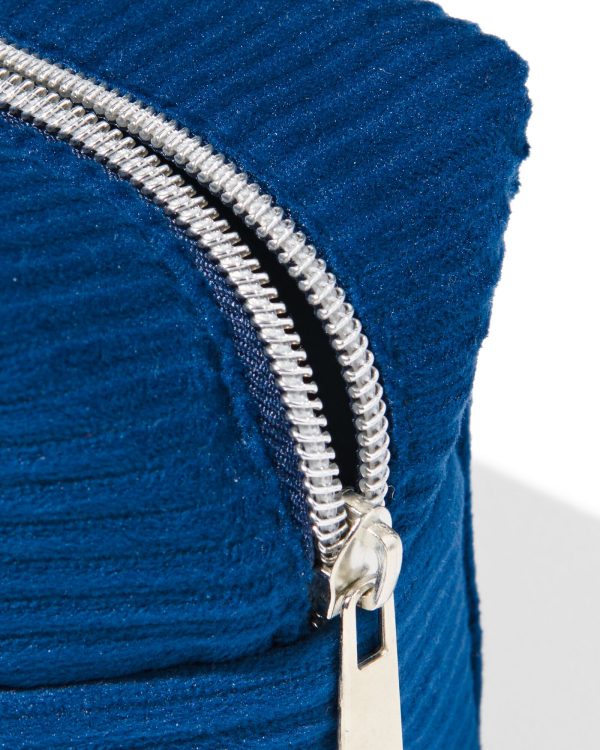 HEMA Etui Rib Blauw