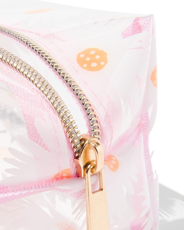 HEMA Etui Transparant Bloemen