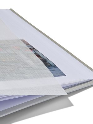 HEMA Fotoboek 32.5x29 Linnen Zilver