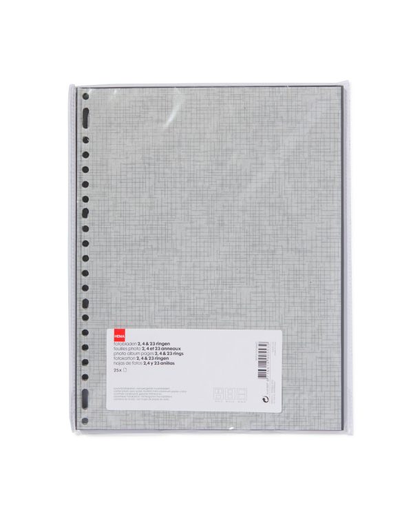 HEMA Fotobladen Zwart - 25 Stuks