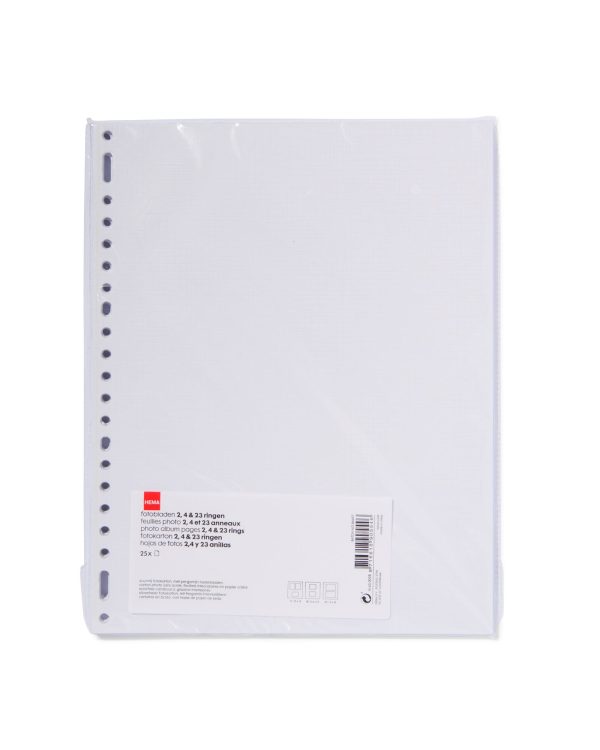 HEMA Fotobladen Wit - 25 Stuks