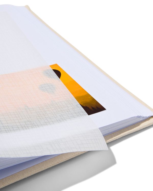 HEMA Fotoboek 32.5x29 Linnen Ecru