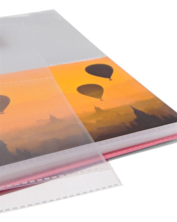 HEMA Fotoboek Insteeketui Met Spiraal 22x17.5 Roze