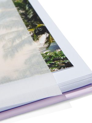 HEMA Fotoboek Plakboek Met Spiraal 32.5x23 Lila Quote