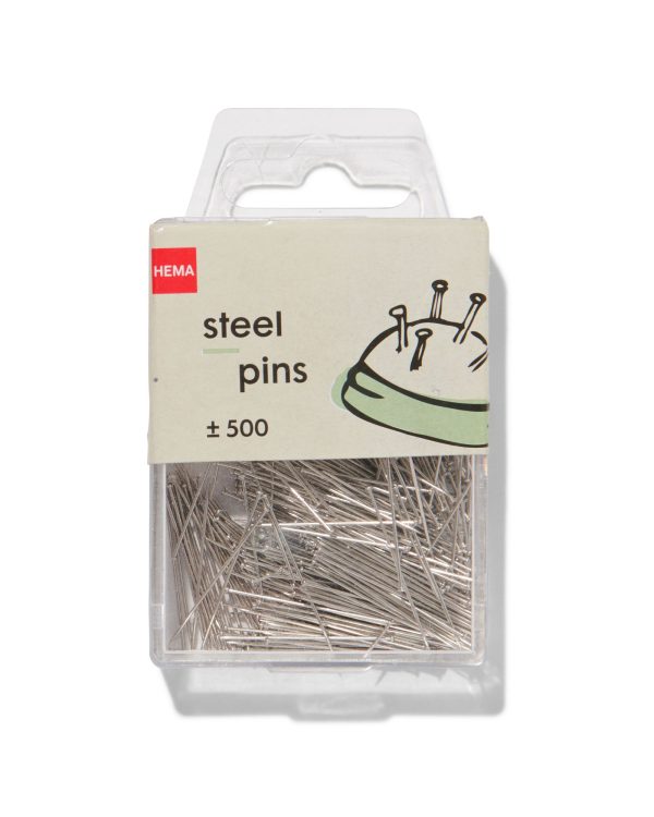HEMA Stalen Spelden - 500 Stuks