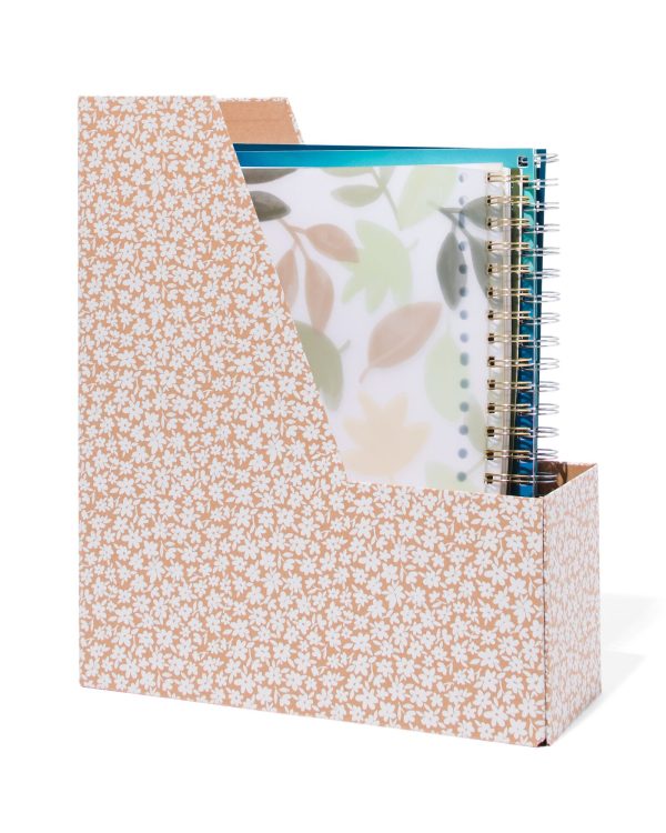 HEMA Tijdschriftencassettes 33.5x10.5x28 Karton Opvouwbaar - 2 Stuks