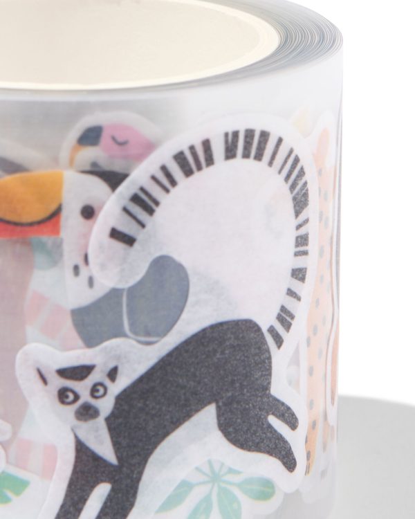 HEMA Washi Tape Stickers Dieren