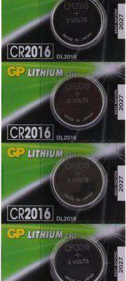 GP Lithium knoopcel CR2016, blister 5