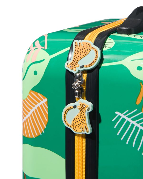 HEMA Koffer Met Dieren 55x34x21 Groen