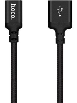Hoco X14-C2B Charge&Synch USB-C oplaadkabel Zwart 2 meter