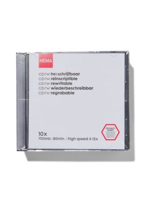 HEMA Cd-rw 700MB - 10 Stuks