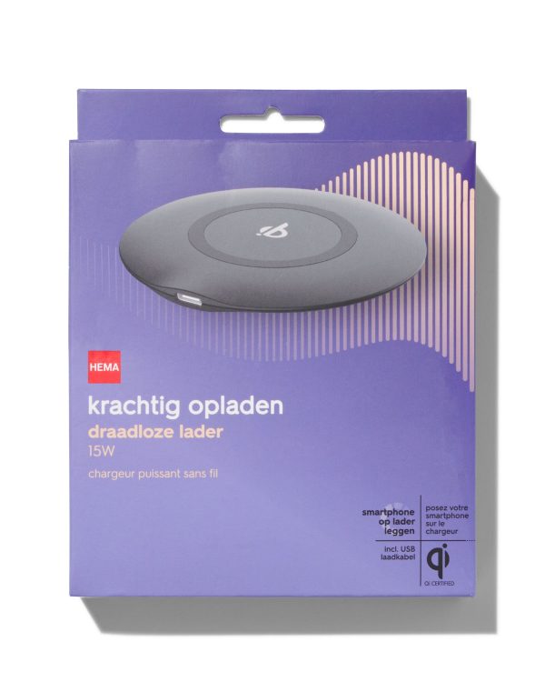 HEMA Oplader Draadloos 15W Ø10cm