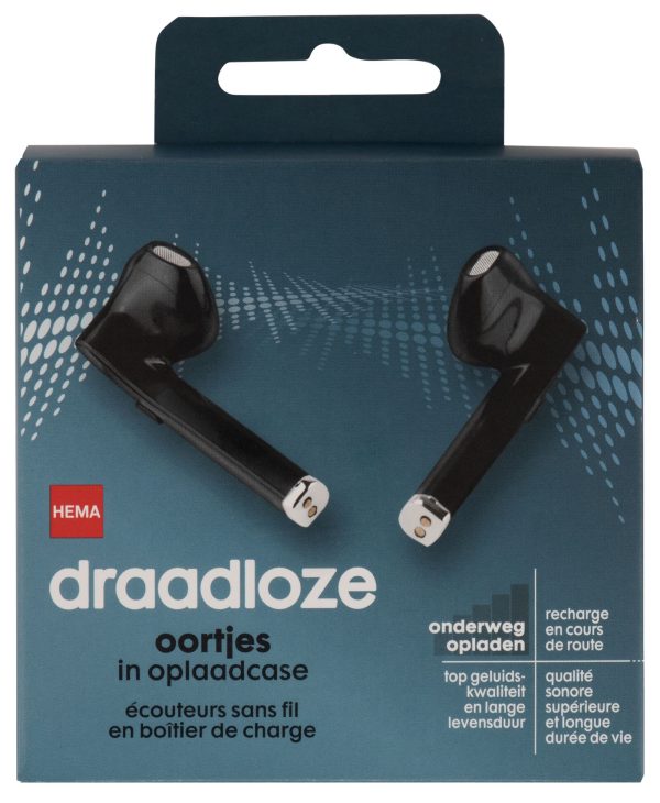 HEMA Draadloze Oortelefoon Zwart