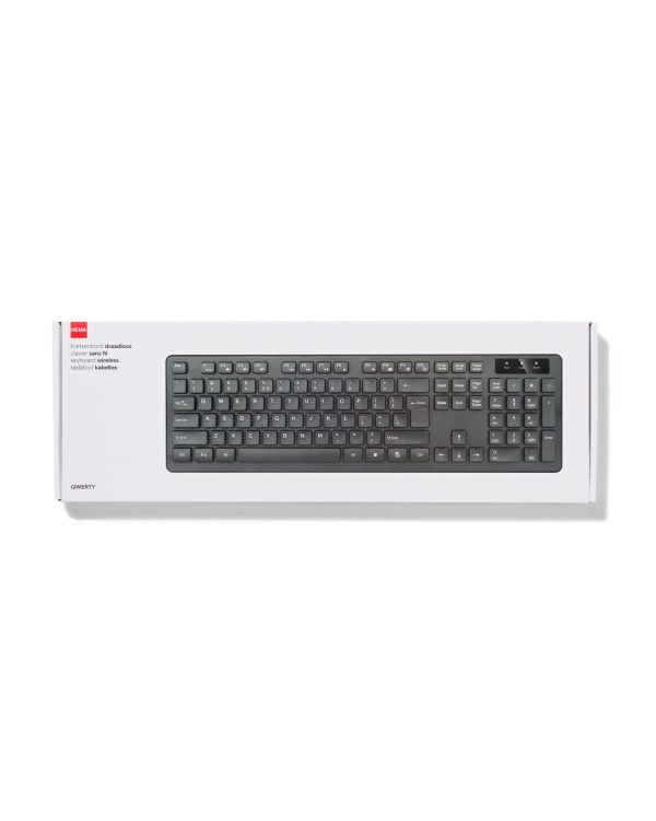 HEMA Qwerty Toetsenbord Draadloos Zwart