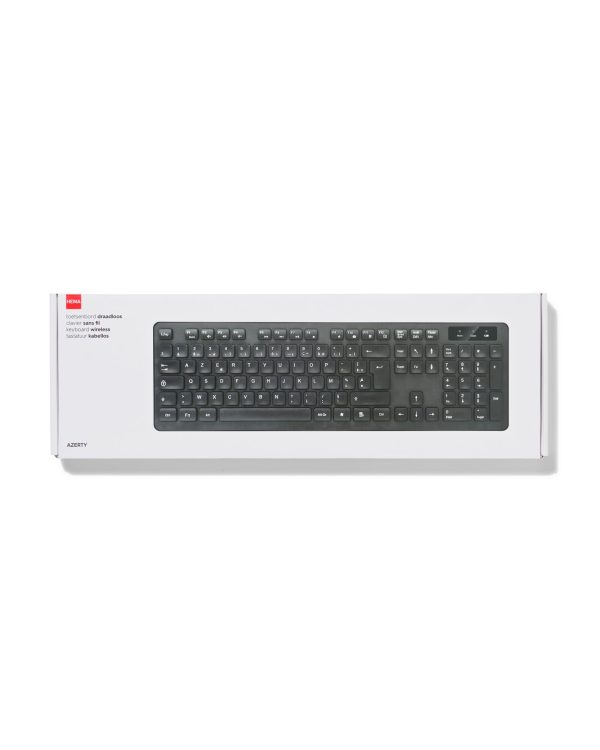 HEMA Azerty Toetsenbord Draadloos Zwart