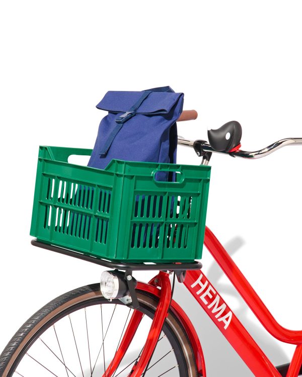 HEMA Fietskrat Recycled 30L Groen 30x40x35