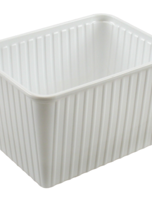 Bak | PS | 2000ml | kilobak | 180x135x118mm | wit | 360 stuks
