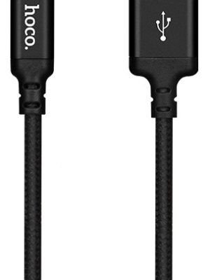 Hoco X14-M2B Charge&Synch Micro USB oplaadkabel zwart 2 meter