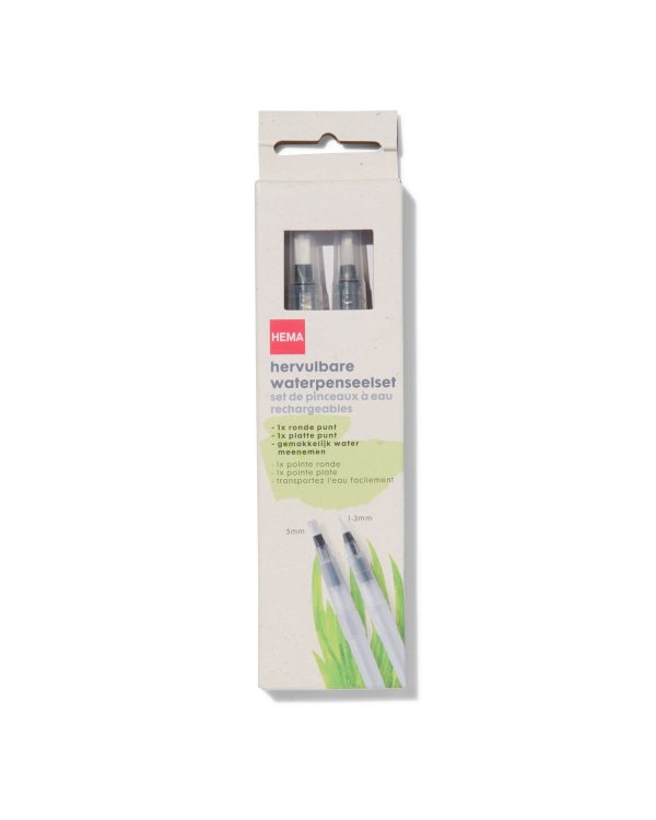 HEMA Hervulbare Waterpenseelset - 2 Stuks