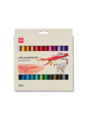 HEMA Olie Pastelkrijt - 24 Stuks