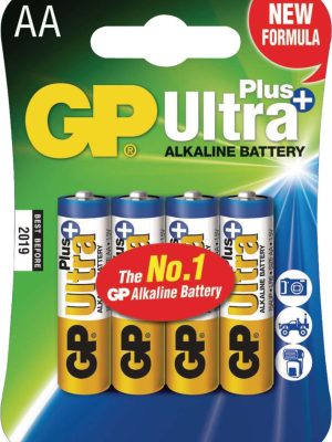 GP Ultra Plus Alkaline AA Mignon penlite, blister 4