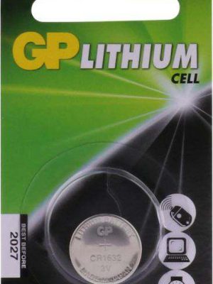 GP Lithium knoopcel CR1632, blister 1