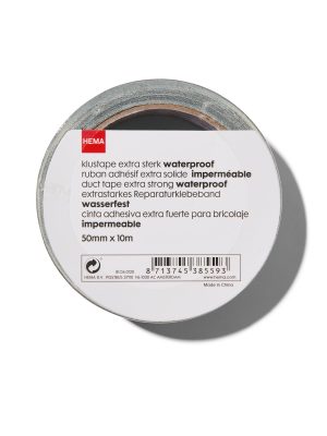 HEMA Klustape 10 Meter (zwart)