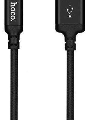 Hoco X14-M1B Charge&Synch Micro USB oplaadkabel zwart 1 meter
