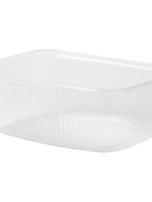 Bak | PP | 200ml | saladebak | 108x82x43mm | transparant | 1000 stuks