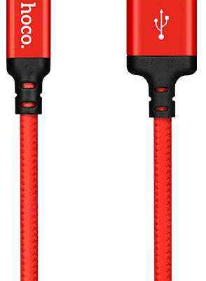 Hoco X14-M1R Charge&Synch Micro USB oplaadkabel Rood 1 meter