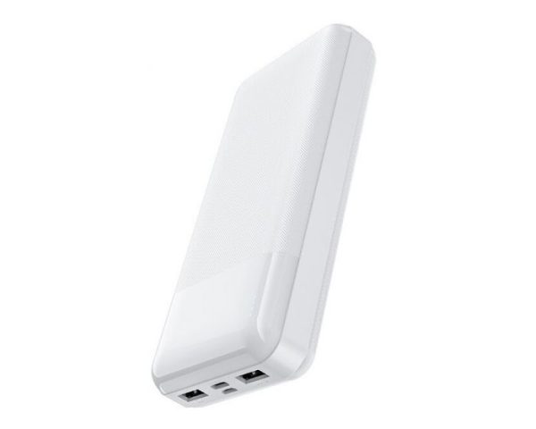 Hoco Powerbank 20000 mAh Wit 2x USB Poorten