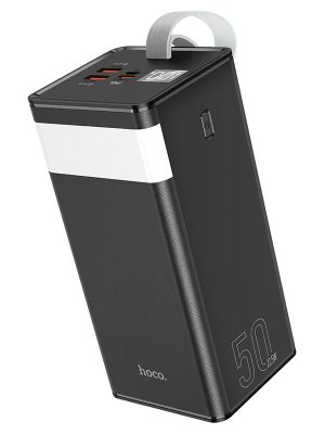 Hoco Powerbank J86AB PD20W 50000mAh - Micro-USB / USB-C / 2x USB - Black