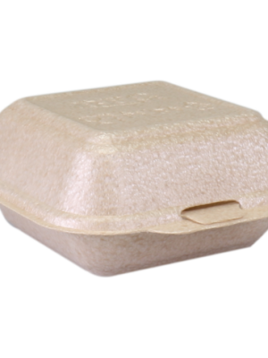 Bak | PP | hamburgerbox | 150x150x70mm | beige | 125 stuks