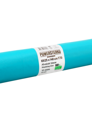PowerSterko Afvalzak | Gerecycled LDPE | 65/ 25x140cm | T70 | blauw | 100 stuks