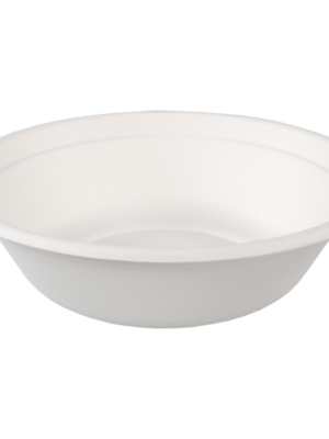 Depa® Schaal | bagasse (suikerrietpulp) | rond | 1000ml | wit | 50 stuks