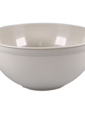 Goldplast Bak | PP | 2000ml | Ø20cm | reusable | onbreekbaar | saladebak | taupe | 36 stuks
